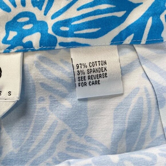 NWT Talbots Petites Women's‎ StretchTropical Print Cropped Pants Size 14P - Picture 7 of 7